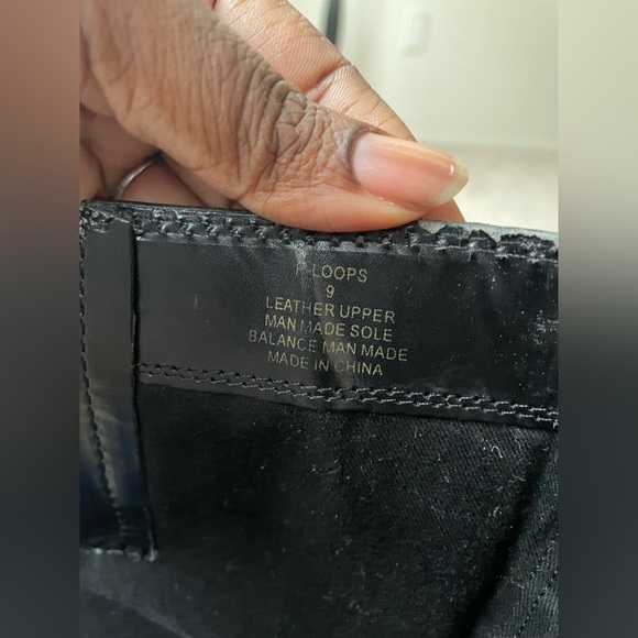 STEVE MADDEN P-Loops Knee High Boots Women’s Size  9 Leather Black Grey - Picture 6 of 11